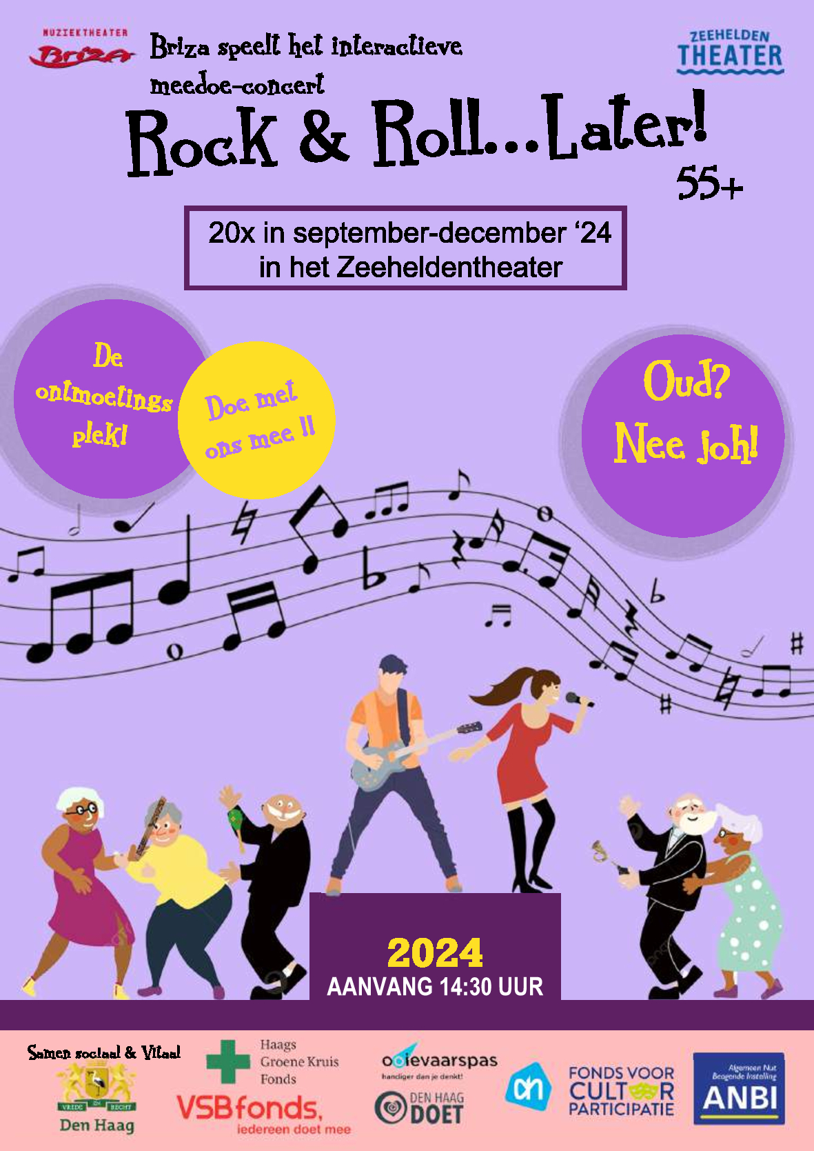 Zeeheldentheater Flyer voorkant