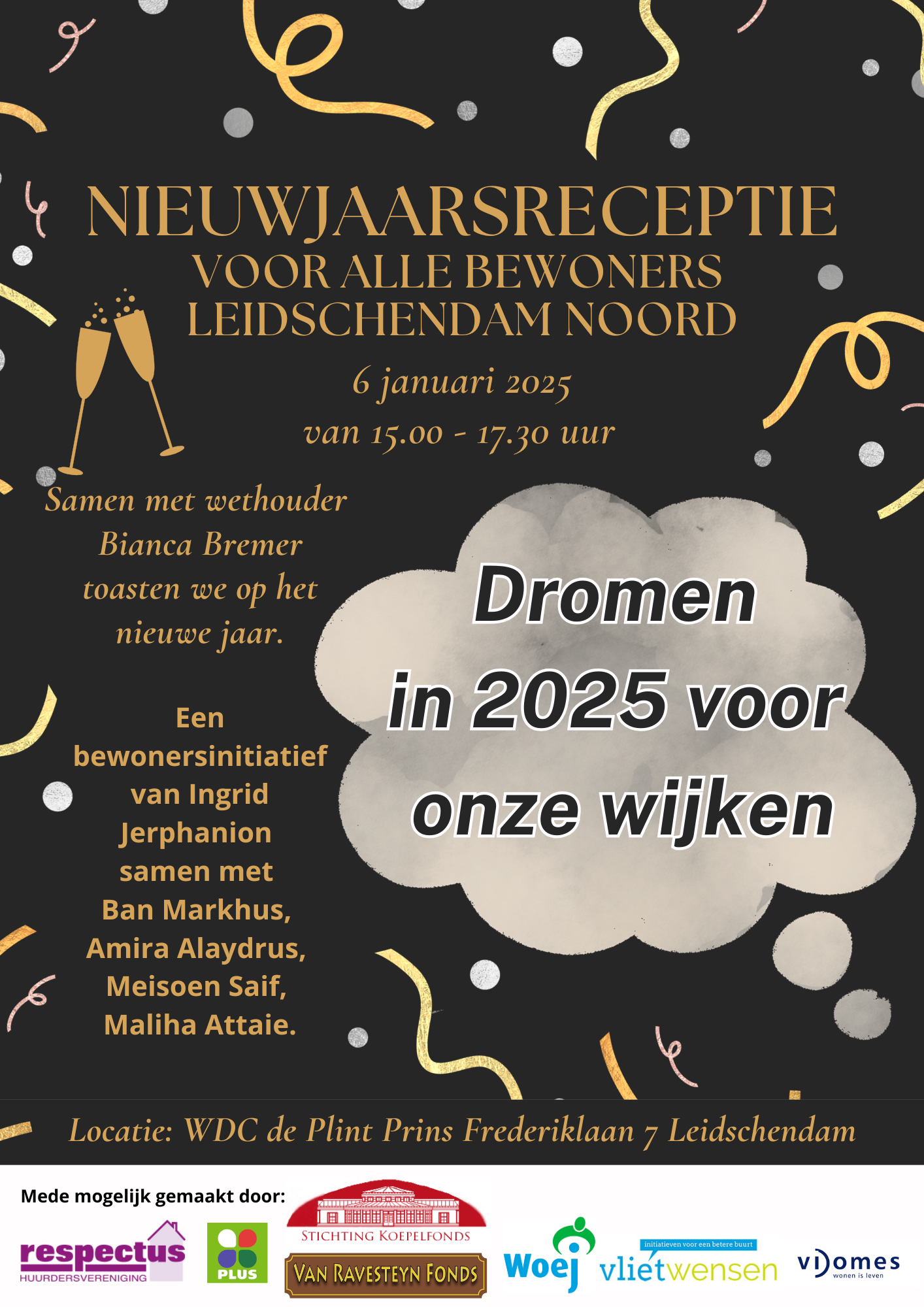 Nieuwjaarsreceptie 6 januari 2025