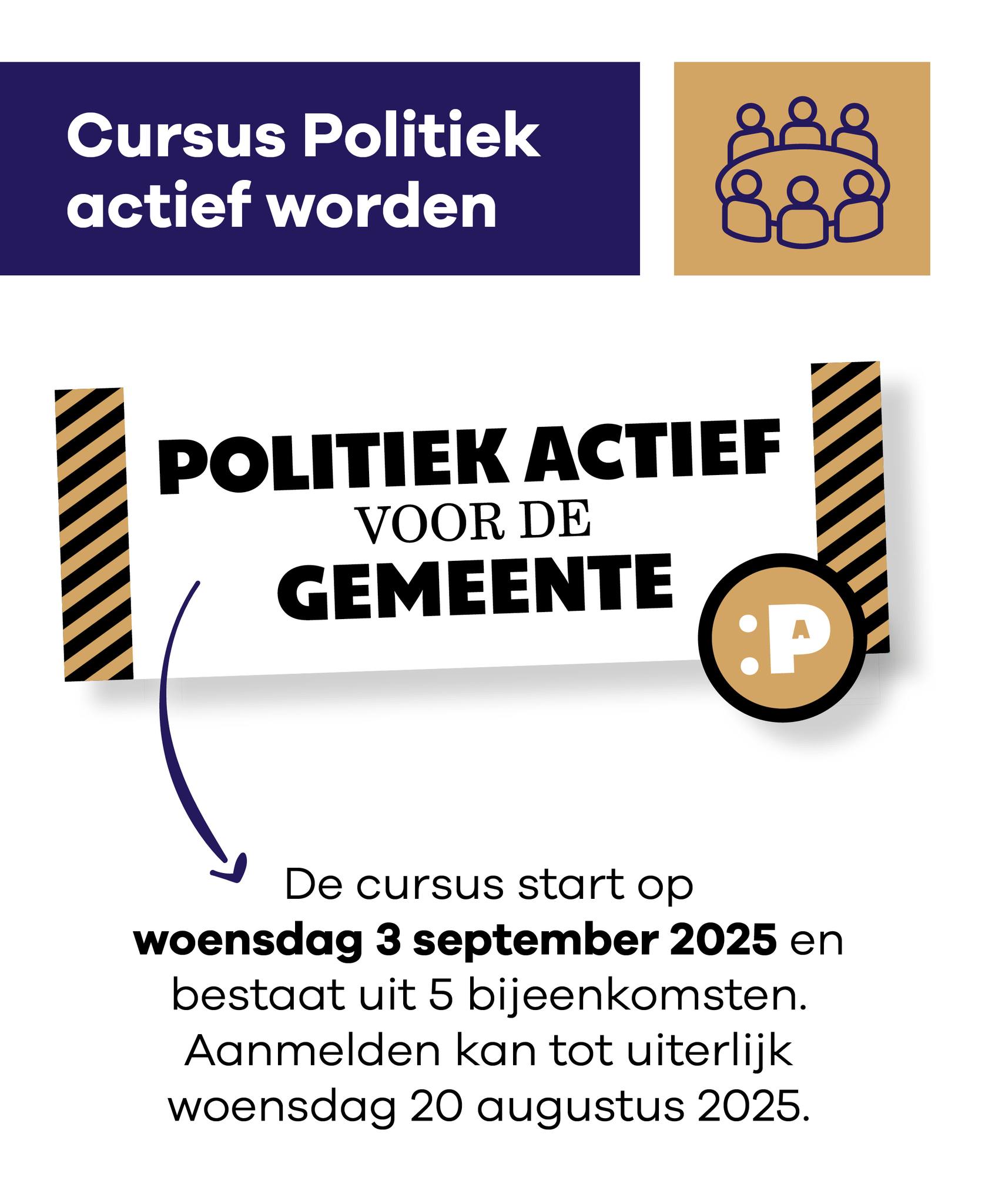 Cursus politiek actief
