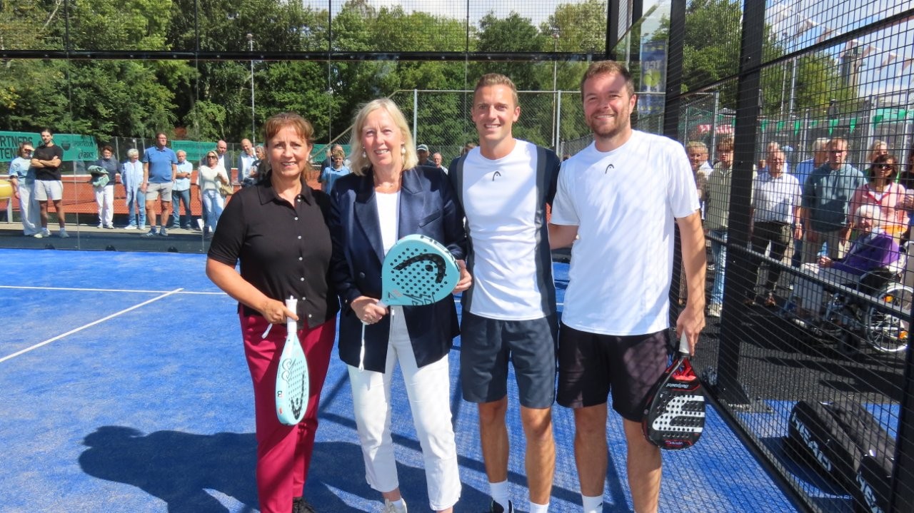 Padelbanen Overdam opening