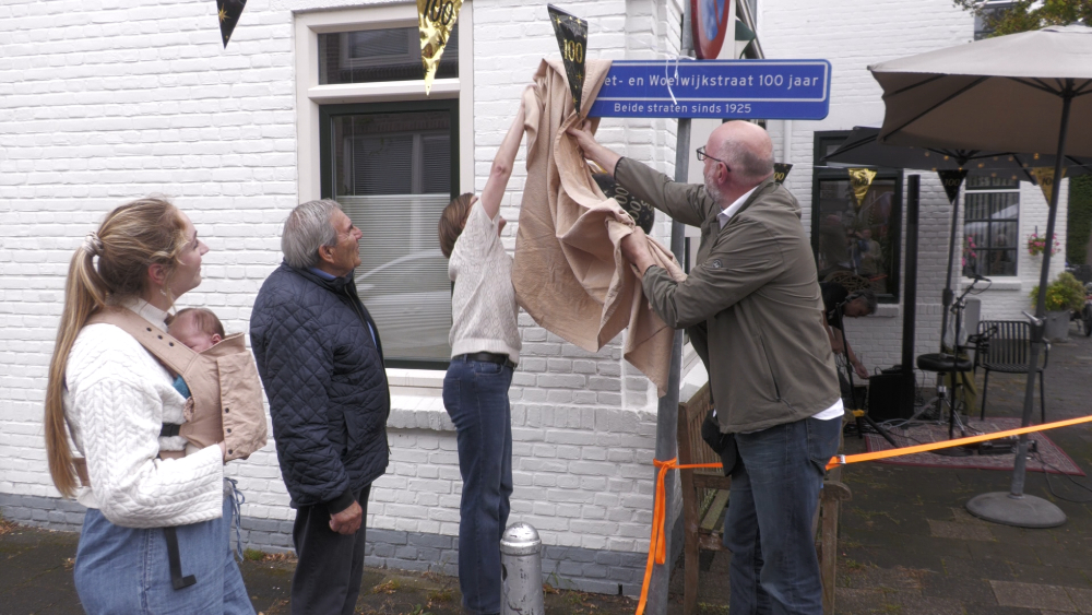 Straat 100 jarig bestaan Voorburg