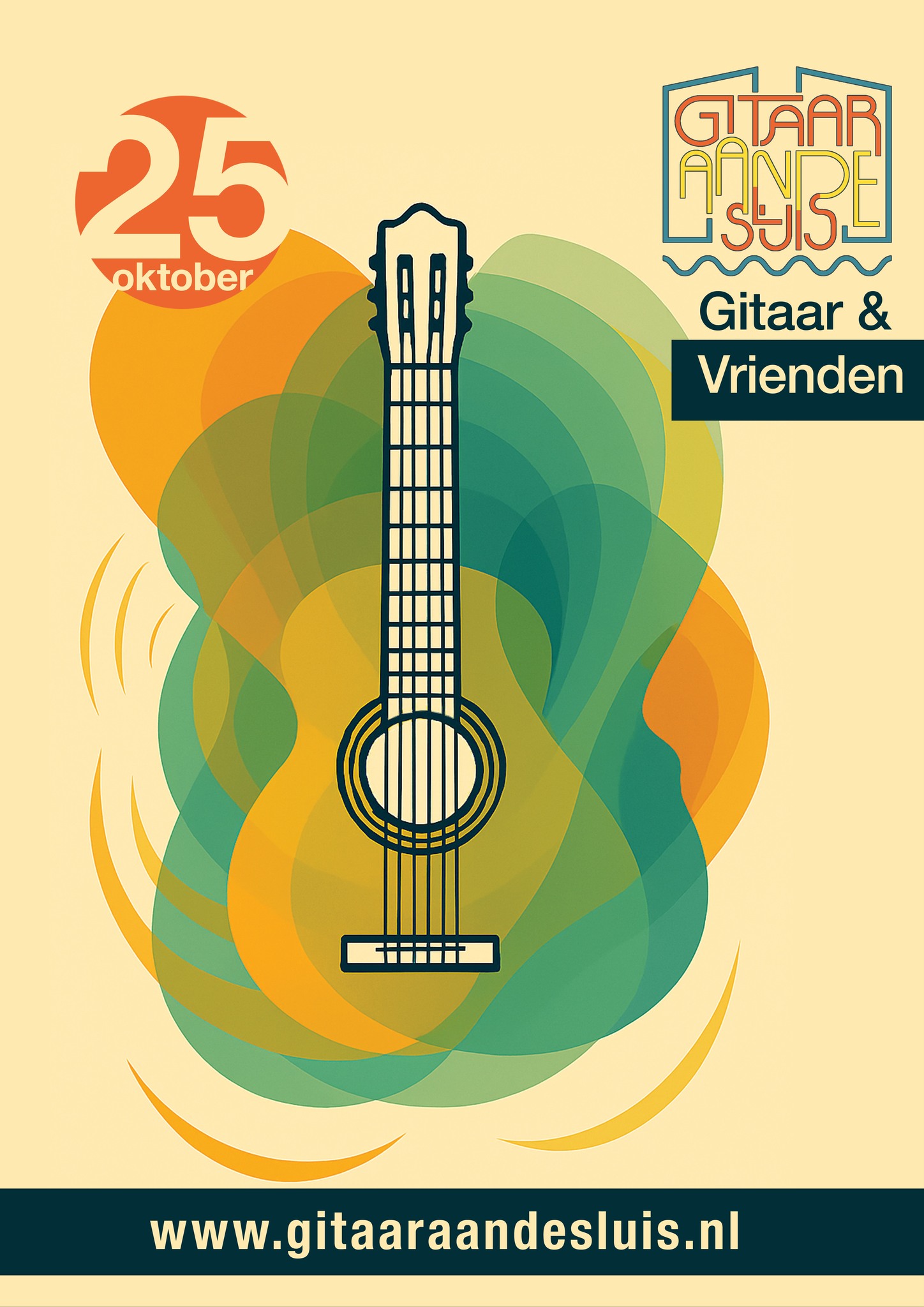 Gitaar aan de sluis flyer