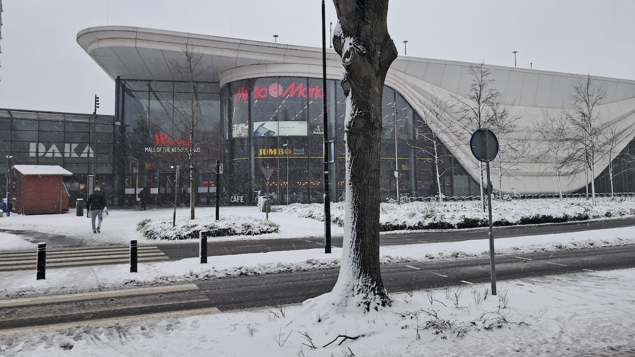 Mall in de sneeuw foto Lisette