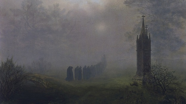 Procession in the fog Mink artikel