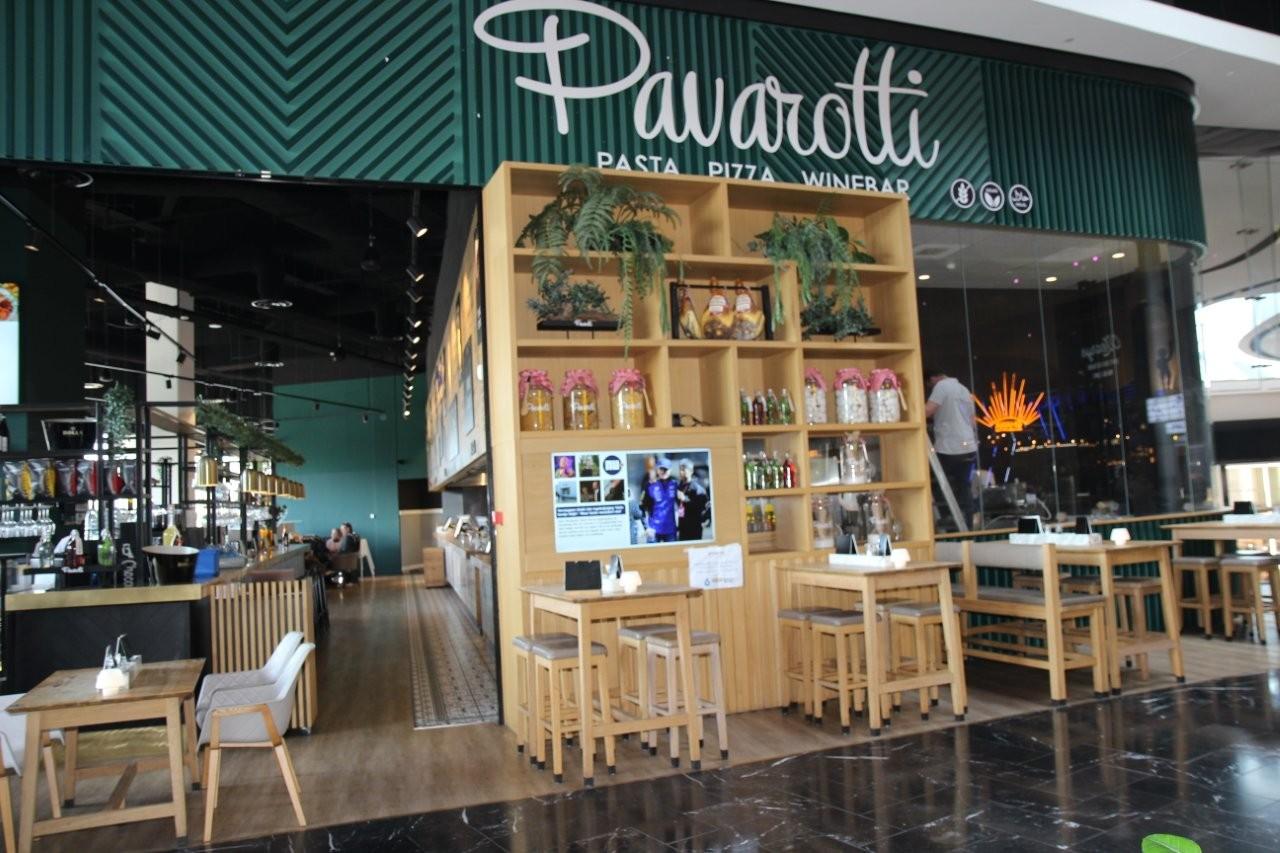 Opening Pavarotti mall .extra