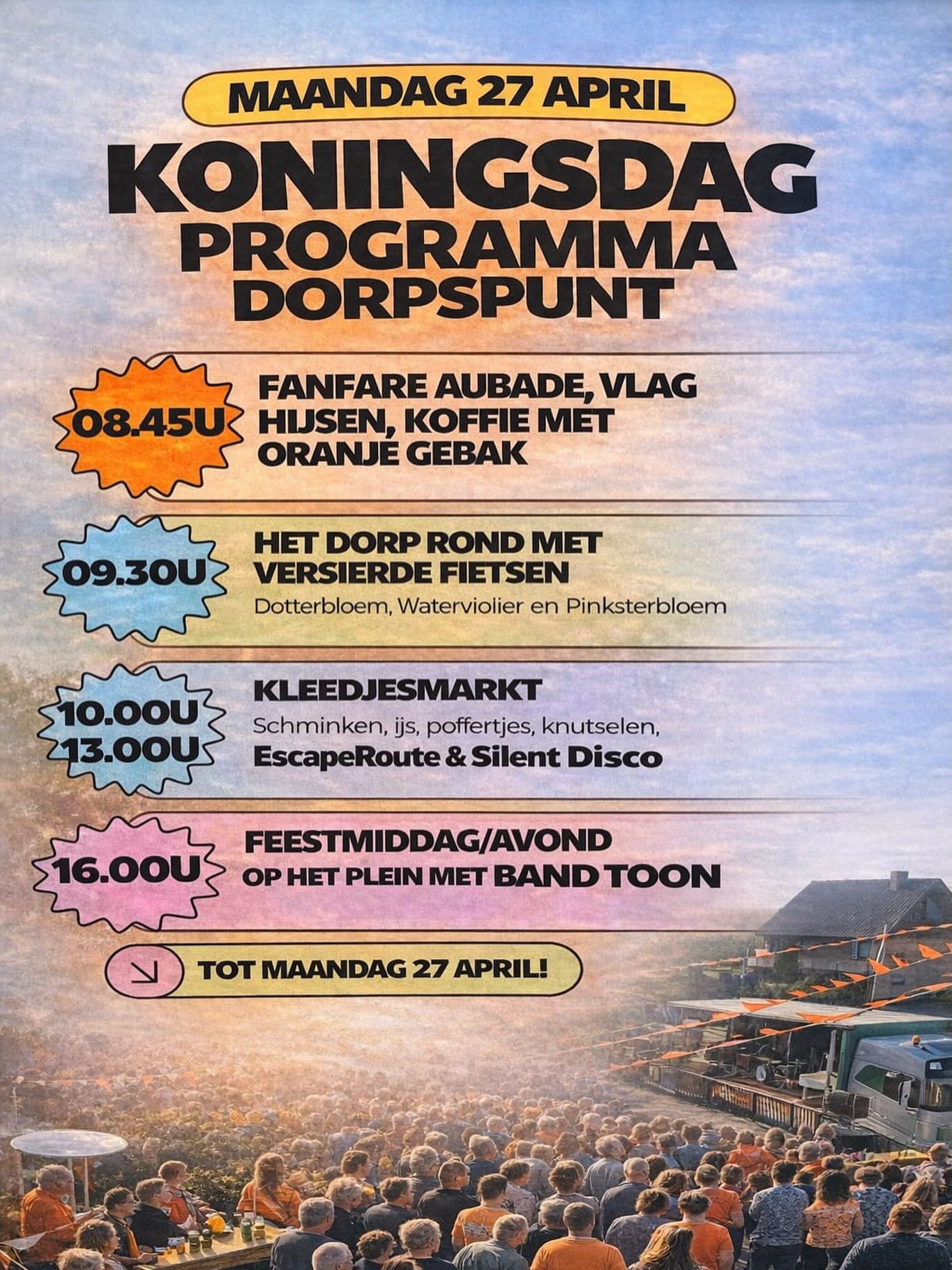 Koningsdag programma Stompwijk