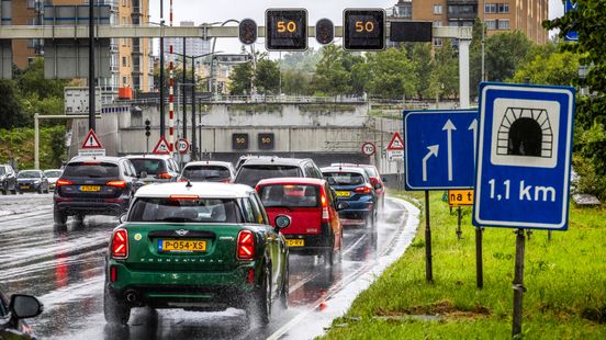 foto Omroep West begin van de tunnel
