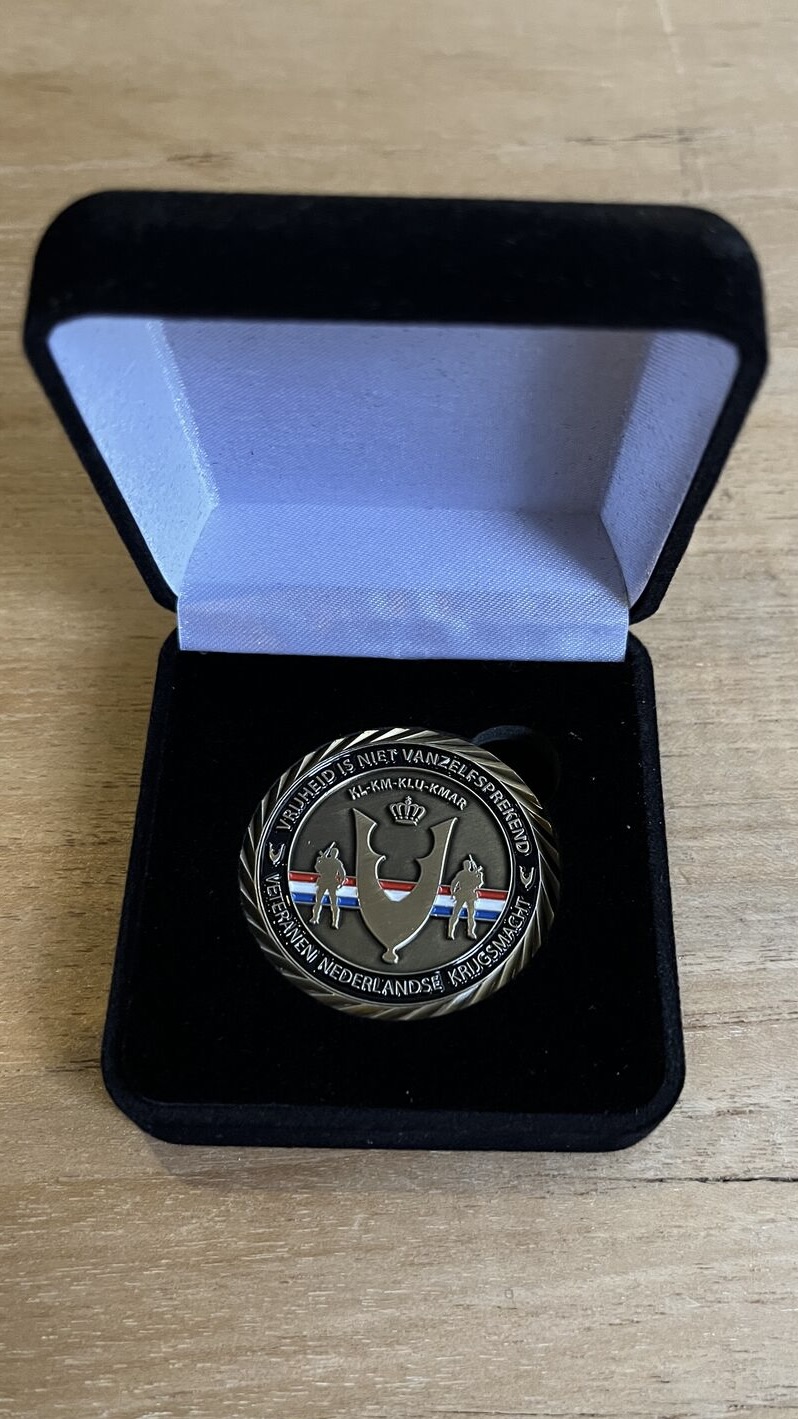 Herdenkingsmunt veteranen